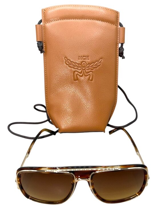MCM WORLDWIDE SUNGLASSES - MODEL #MW0017-H (PLUS MCM LEATHER CROSSBODY BAG/CASE) main image 10